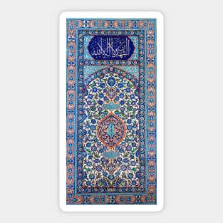 Traditional blue turkish pattern Sticker